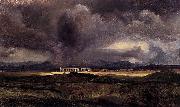 Carl Blechen, Stormy Weather over the Roman Campagna